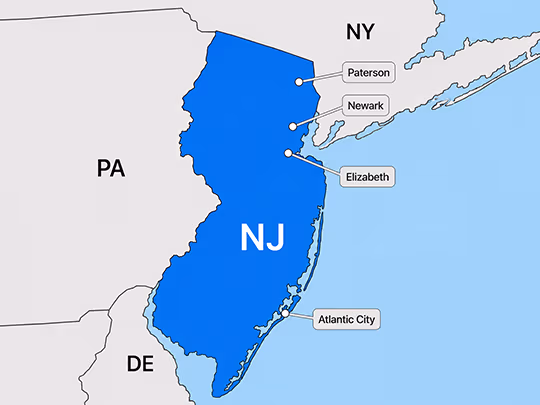 New Jersey Location