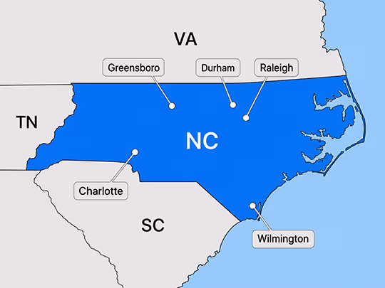 North Carolina Location