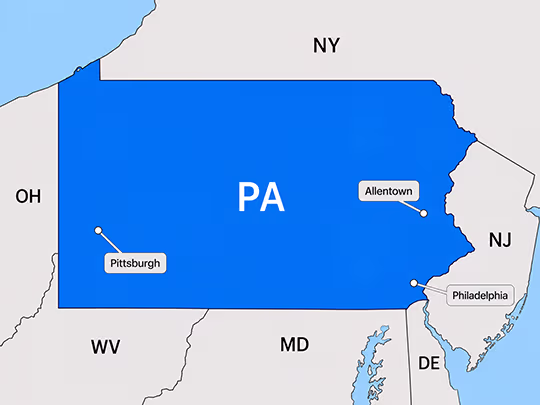 Pennsylvania Location