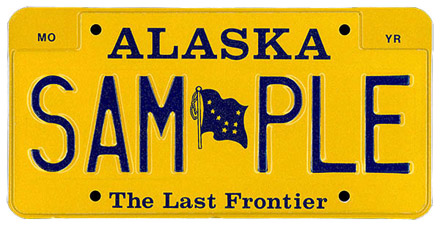 Alaska License Plate Design