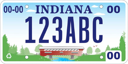 Indiana License Plate Design