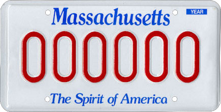 Massachusetts License Plate Design