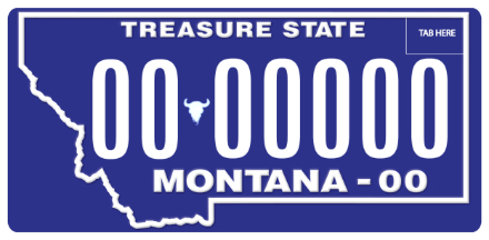 Montana License Plate Design