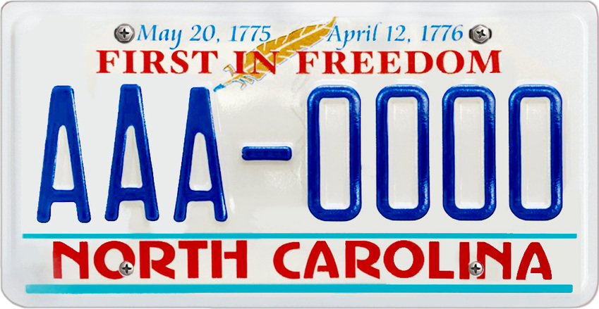 North Carolina License Plate Lookup