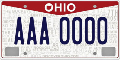Ohio License Plate Design