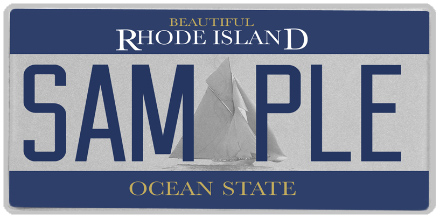 Rhode Island License Plate