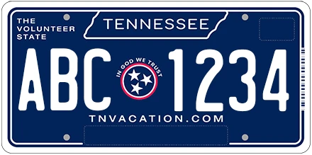 Tennessee License Plate